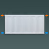Grzejnik TDL C22 300x900x100mm przyłącze B250mm