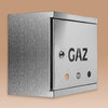 Skrzynka gazowa 25x25x15 cm TB inox na licznik zawór