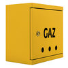 Skrzynka gazowa GAZ 250x250x150mm żółta